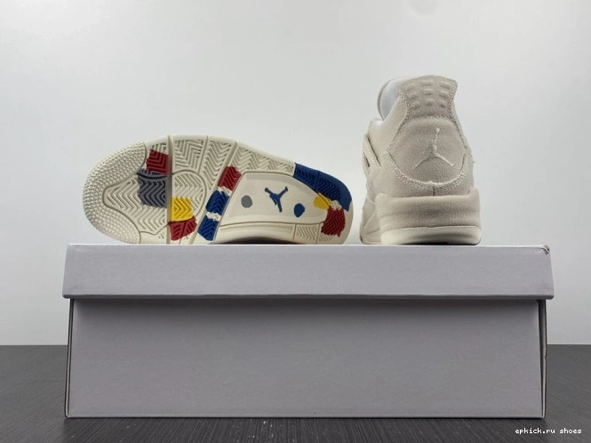 Cheap Jordan 4 Canvas (W) DQ4909-100 Blank Retro 0718